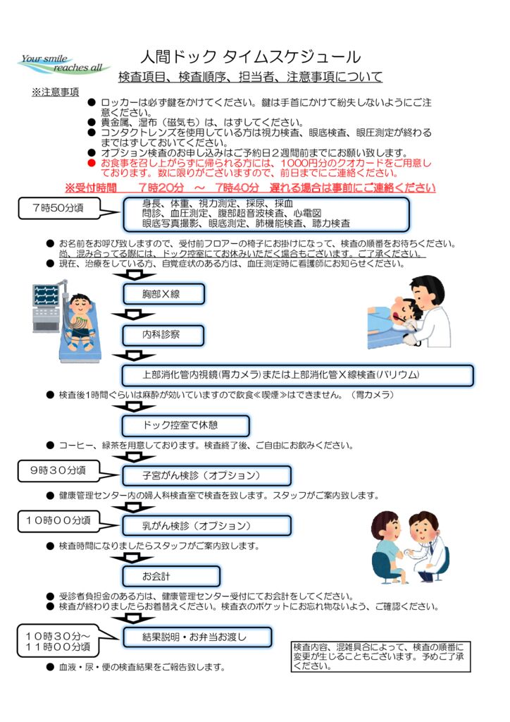 thumbnail of 人間ドックスケジュール2023年改訂